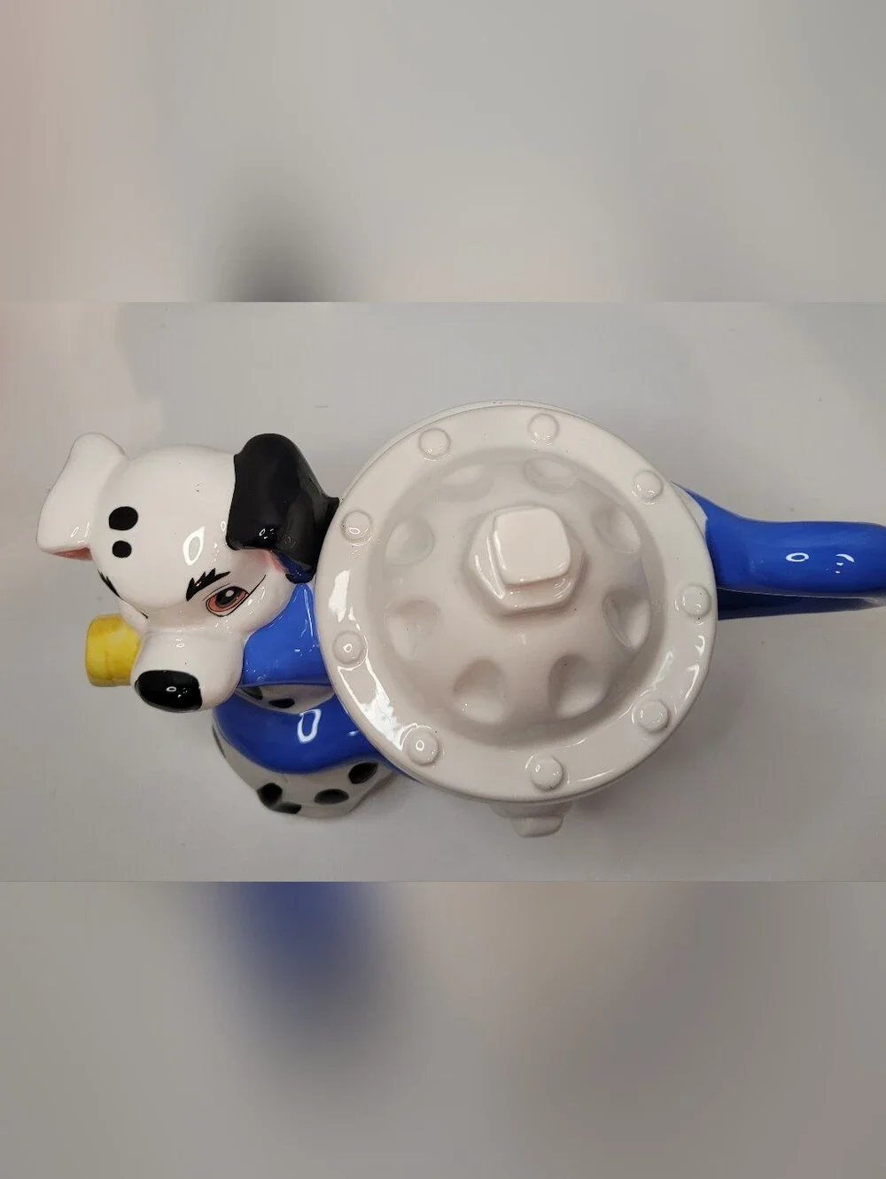 Rare HTF Collecible Sakura NY Disney 101 Dalmatians Figural Teapot Fire Hydrant